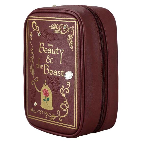Disney Beauty and The Beast Book Cover Travel Cosmetic Bag - Picture 2 of 8